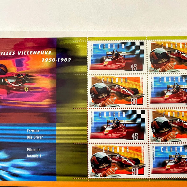 1997 CANADA Gilles Villeneuve Folders of Souvenir Sheet, 1998 SUMO CANADA BASHO Souvenir Sheet, 1998 Royal Canadian Mounted Police Souvenir Sheet